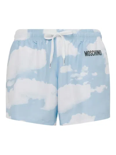 Moschino Cloud-print Swim Shorts