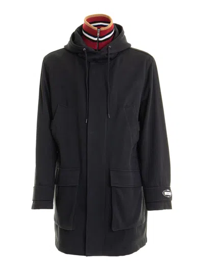 Moschino Coat In Black