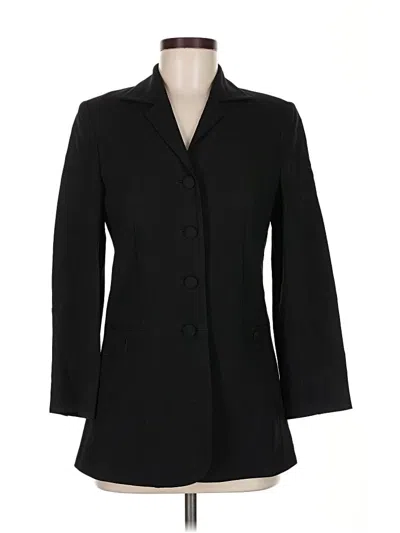 Pre-owned Moschino Coat In Black