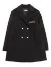 Moschino Coat In Black