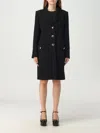 Moschino Coat  Couture Woman Color Black In Black