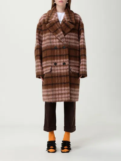 MOSCHINO COAT MOSCHINO COUTURE WOMAN COLOR MULTICOLOR,H29702005
