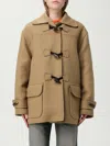 Moschino Classic Duffle Jacket With Toggle Closures In Brown