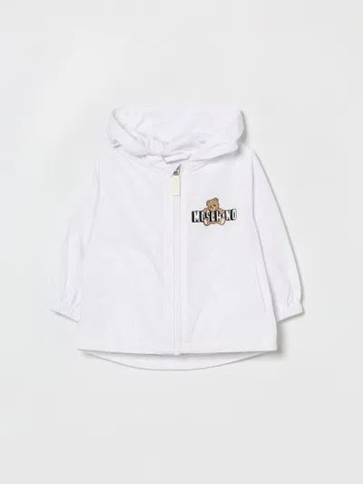 Moschino Coat Kids  In White