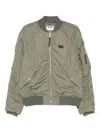 Moschino Blazer Ribbed Sleeve Zip Pockets In Gray