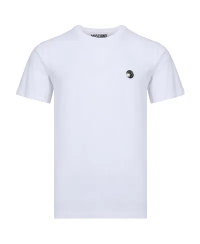 Moschino Coin Logo T-shirt In White