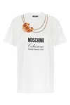 Moschino Oversized Cotton T-shirt With Playful Croissant Print