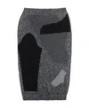 Moschino Knit Skirt In Black