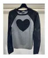 Moschino Color-matching Knitted Sweater In Black