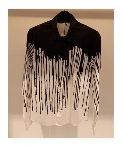 Moschino Color Matching Long-sleeved Shirt In Nude
