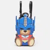 MOSCHINO COLOR TRANSFORMER BEAR FAUX LEATHER BACKPACK
