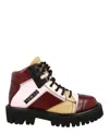 Moschino Colorblock Ankle Boots In Multi
