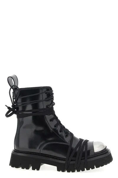 MOSCHINO 'COMBAT' COMBAT BOOTS