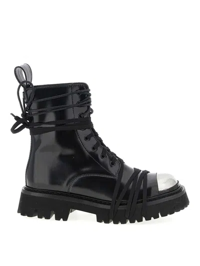 MOSCHINO BOTAS - NEGRO