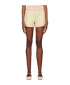 Moschino Contrast Trimmed Shorts In Brown