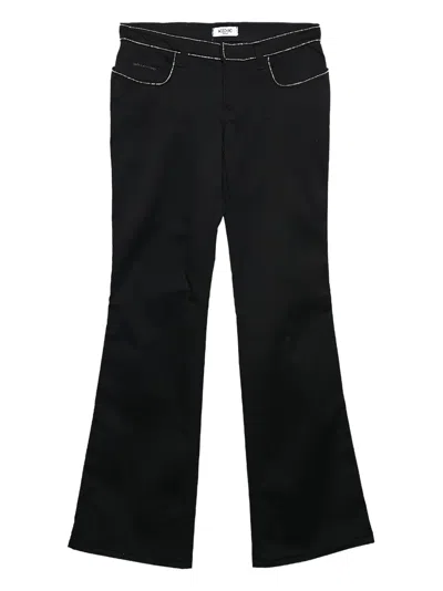 Pre-owned Moschino Contrasting-trim Trousers