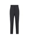 Moschino Tailored Grey Trousers With High Waist In Gray