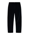 Moschino Corduroy Casual Pants In Black