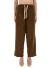 Moschino Corduroy Pants In Brown