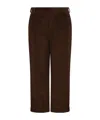 Moschino Corduroy Trousers In Brown