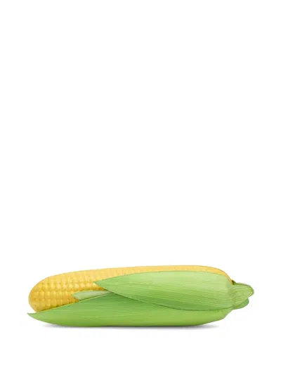 Moschino Corn-shape Clutch Bag In Green