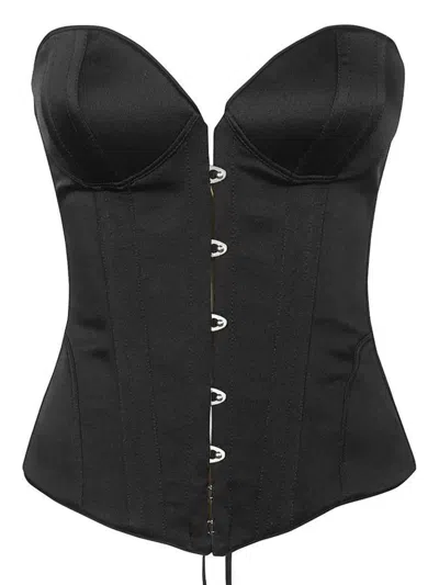 Moschino Corset-style Top In Black