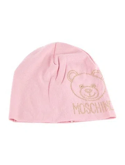 Pre-owned Moschino Cotton Beanie In Pink