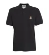 Moschino Polo Shirt With Teddy Bear Application In Black