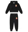 Moschino Cotton-blend Tracksuit In Black