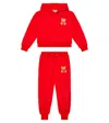 Moschino Cotton-blend Tracksuit In Red