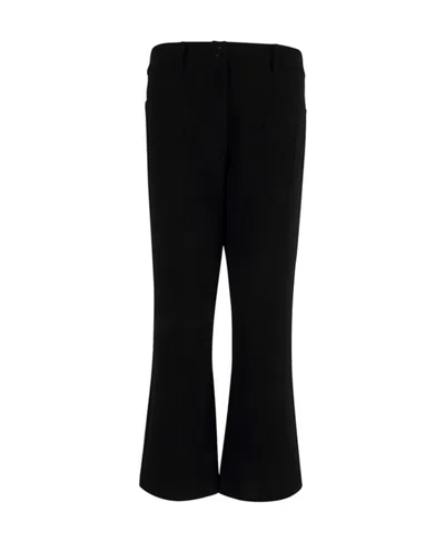 Moschino Cotton Casual Pants In Black