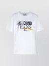 Moschino Cotton Crew Neck T-shirt Graphic Print