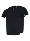 Moschino Cotton Crew-neck T-shirt (pack Of Two) In Black