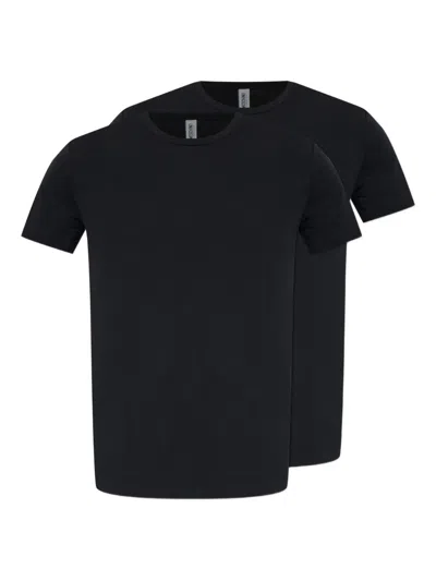 Moschino Cotton Crew-neck T-shirt (pack Of Two) In Black