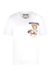 Moschino Cotton Crew-neck T-shirt In White