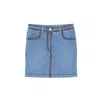 Moschino Couture Couture Cotton Denim Skirt