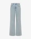 Moschino Cotton Denim Trousers In Blue