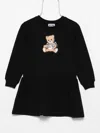 Moschino Cotton Dress In Black
