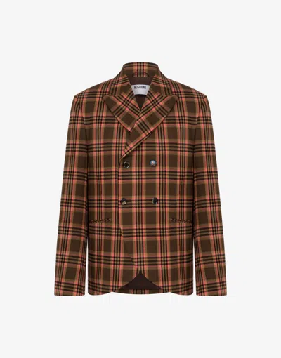 MOSCHINO COTTON FLANNEL JACKET