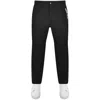 Moschino Cotton Gabardine Trousers Black In Black