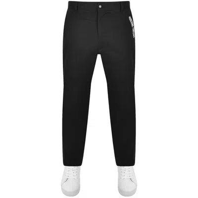 Moschino Cotton Gabardine Trousers Black
