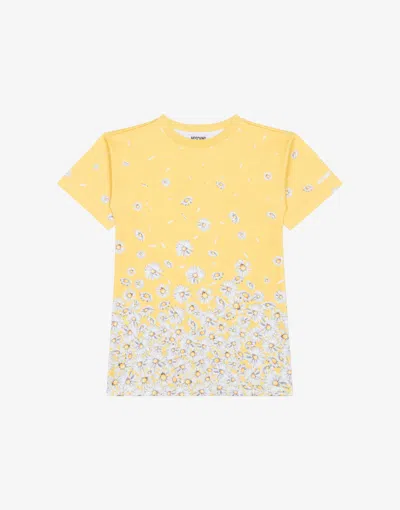MOSCHINO COTTON INTERLOCK DRESS DAISIES