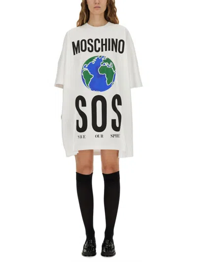 MOSCHINO MOSCHINO COTTON INTERLOCK DRESS