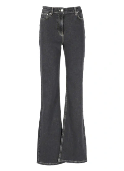 Moschino Cotton Jeans In Grey