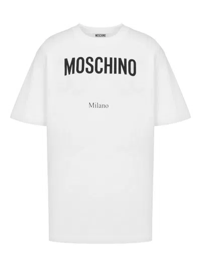 MOSCHINO COTTON JERSEY T-SHIRT