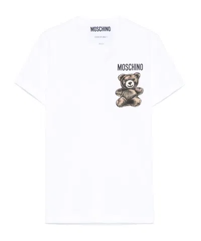 MOSCHINO LEO TEDDY-PRINT T-SHIRT