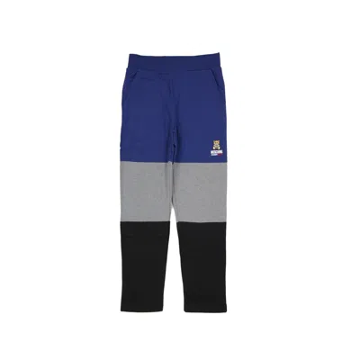 Moschino Cotton Logo Sweatpants In Blue