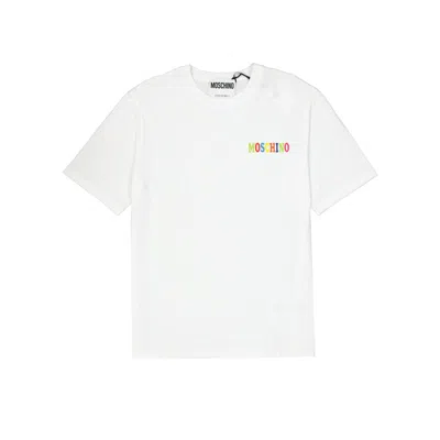 Moschino Cotton Logo T-shirt In White