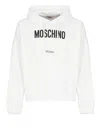 Moschino Long-sleeved Sweatshirt In White