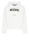 Moschino Long-sleeved Sweatshirt In White